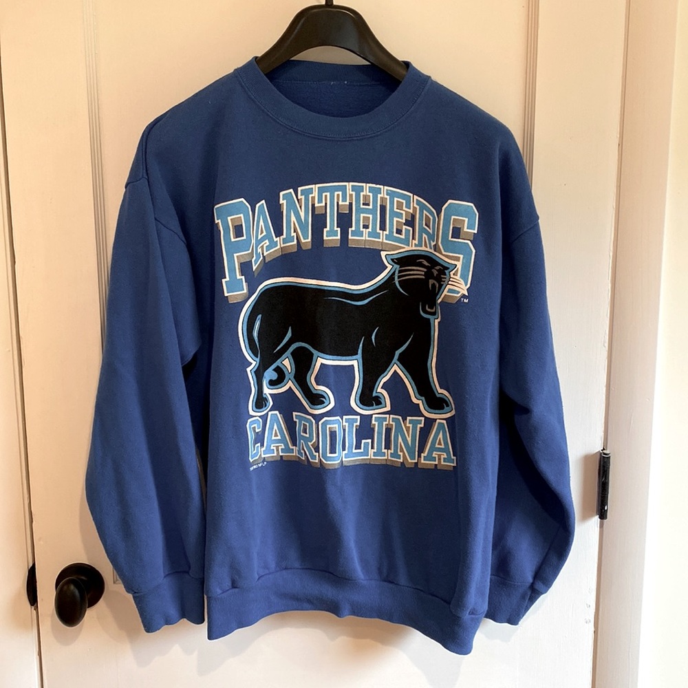 1993 Carolina Panthers crew neck sweatshirt